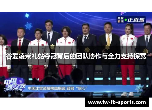谷爱凌崇礼站夺冠背后的团队协作与全力支持探索